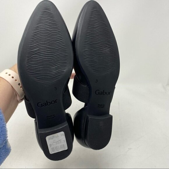 Gabor 81.353.27 ballet flats black leather - Picture 5 of 8